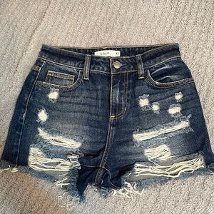 Cello blue jean shorts